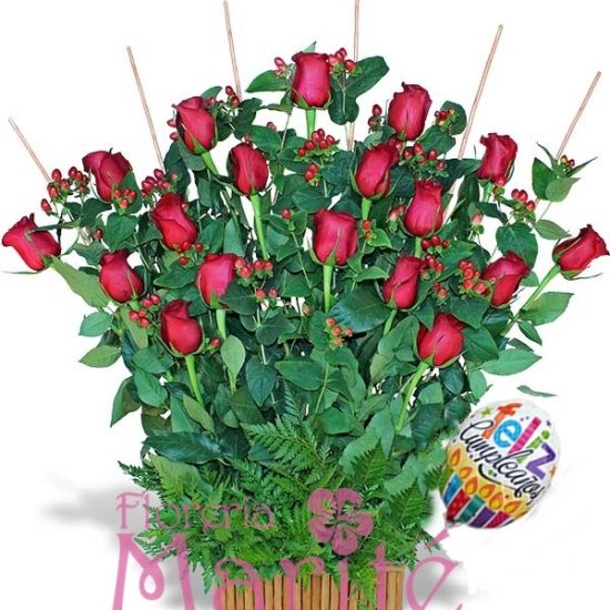 Símbolo de amor + globo