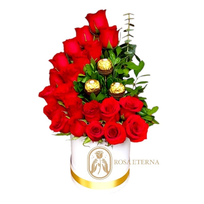 Circular alta de Rosas rojas